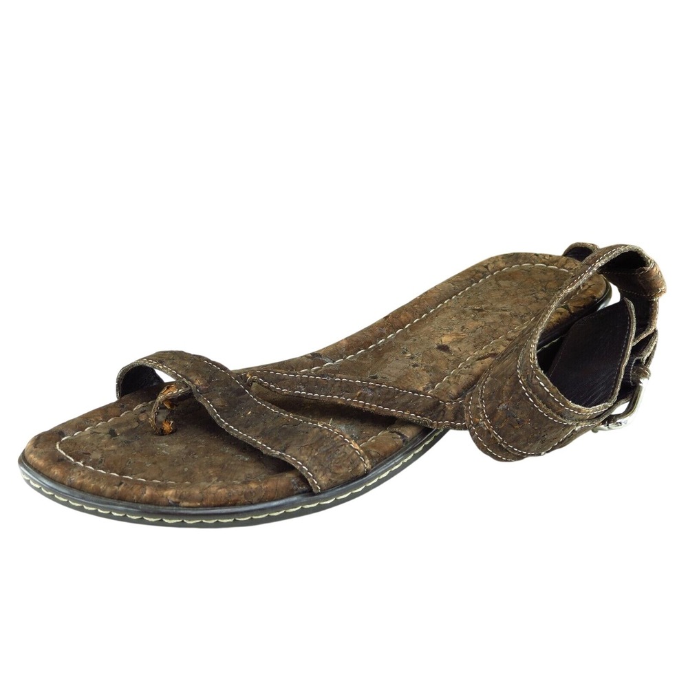Donald J Pliner Sz 6 M Brown Gladiator Synthetic Women Sandals Geva
